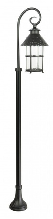 Venkovní zahradní lampa LANTERN E27 Toledo K 5002/1/R 166cm černá Su-Ma