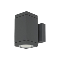 Zahradní lampa LED nástěnná lampa BUFFALO 2xGU10 IP54 Horní-Spodní Antracitová RABALUX