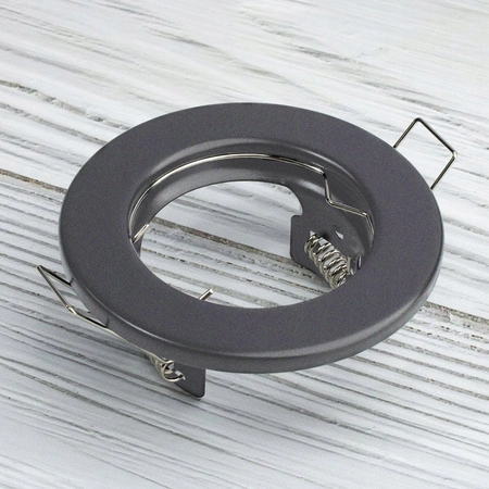 6x LUMILED ARDALI Graphite MR16 GU10 kruhové svítidlo pro zapuštěnou montáž