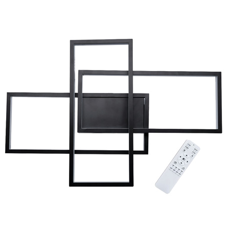 Stropní svítidlo LED 72W CCT GALAXIS ORION Black + dálkové ovládání Controller