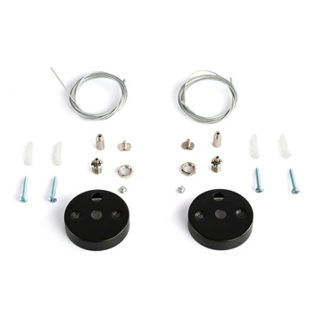 Montážní sada pro závěsné prvky 150 cm černá VIDEX