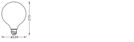 LED žárovka E27 4,8W = 40W 470lm RGBW CCT Stmívatelná SMART+ WiFi Filament Globe Ledvance