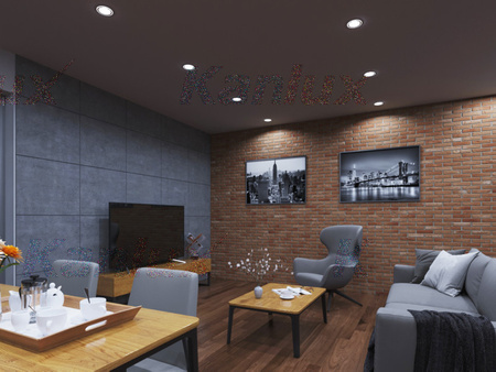 Halogenové bodové svítidlo LED GU5.3 GU10 Round White Imines Kanlux pro zápustnou montáž