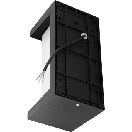 Zahradní lampa E27 HYDRA Nástěnná lampa Elevation Black