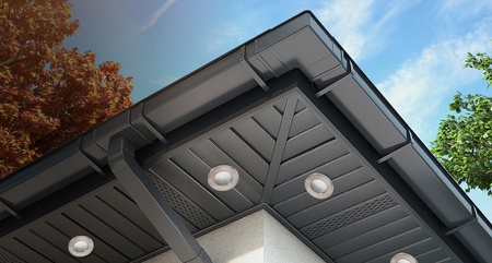 Halogenové Hermetické Koupelnové svítidlo IP44, Satén AQUS + LED GU10 36° 1.5W 4000K LUMILED