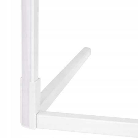 Rohová stojací stojací lampa bílá 20W RGB dálkový ovladač měnící barvu