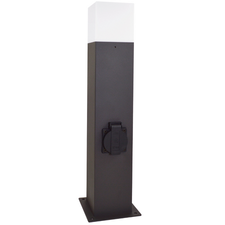 LED zahradní lampa E27 NEW YORK TUBA Tyč 44cm s paticí - GOLDLUX (Polux)