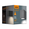 Zahradní nástěnné svítidlo Venkovní fasádní svítidlo LED GU10 IP54 Grey ARON Videx
