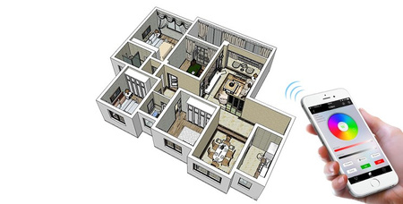 E27 LED žárovka 12W 1100lm RGB+CCT Wi-Fi Mi-Light - FUT105