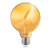 3x LED žárovka E27 Sphere G95 6W = 50W 660lm 2000K Warm 360° BURSHINE FILAMENT LUMILED