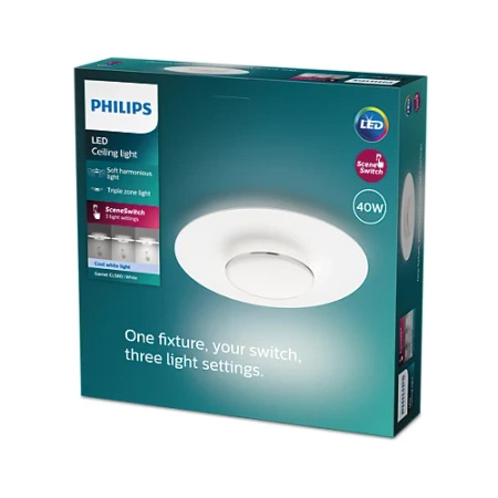 Stropní svítidlo LED Plafond 40W 4400lm 4000K White Garnet Philips