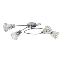 Stropní svítidlo 4x E14 Chrome Classic Hestia Rabalux