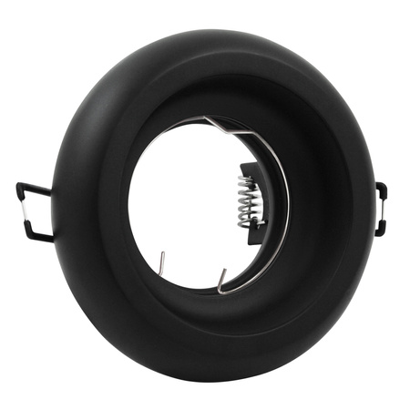 Helios GOLDLUX (Polux) sádrové podhledové svítidlo kruhové. matná černá MR16