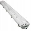 Hermetické Prachotěsné svítidlo 2x T8, G13 IP65 120cm + LED Trubice 18W 4000K LUMILED