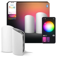 2x LED stolní lampa pro nástěnné osvětlení 2070lm IP20 bílá a barevná Ambiance RGB + TW White Smart SMART Zigbee Bluetooth Vnitřní stolní lampa Play Wall Washer Philips HUE
