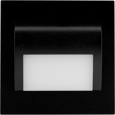 DECORUS schodišťové svítidlo LED lampa 1.2W Černá ProVero Neutrální bila 4000K 12V DC