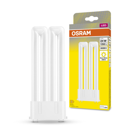 Jednostranná zářivka LED 2G10 12W = 24W 1350lm 3000K Warm 130° DULUX LED F EM &amp; AC Osram
