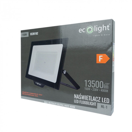LED reflektor 150W 13500lm 4000K neutrální IP65 NL-1 Ecolight
