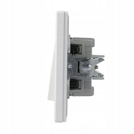 Dvojitý schodišťový spínač s rámem. zapuštěný SCHNEIDER ASFORA