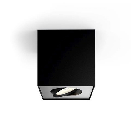 LED halogenové svítidlo pro povrchovou montáž 4,5W BOX Movable Black PHILIPS
