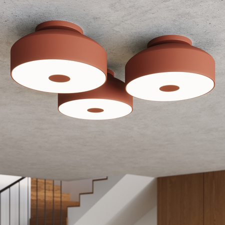 LED stropní svítidlo 4x E27 Ochre Red OMIQ Crimson SL.1681 Sollux