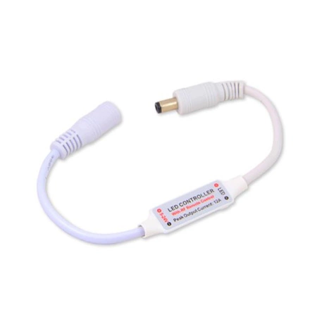 Stmívač LED pásků. rádiový ovladač s dálkovým ovládáním MINI RF DC 6A