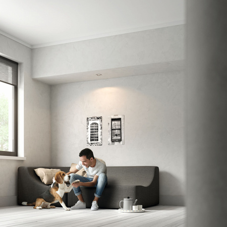 Zásuvné halogenové svítidlo DONEGAL GU10 Round Movable Satin PHILIPS