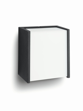 Zahradní lampa LED nástěnná lampa MACAW myGarden 3W 2700K IP44 černá PHILIPS