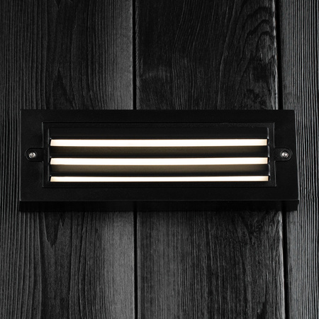 Zahradní nástěnné svítidlo Elevation LED nástěnné svítidlo 6W ČERNÁ POLA