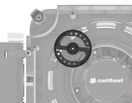 Automatický naviják na zahradní hadici s 20m koncovkami + zavlažovací sada ERGO CELLFAST