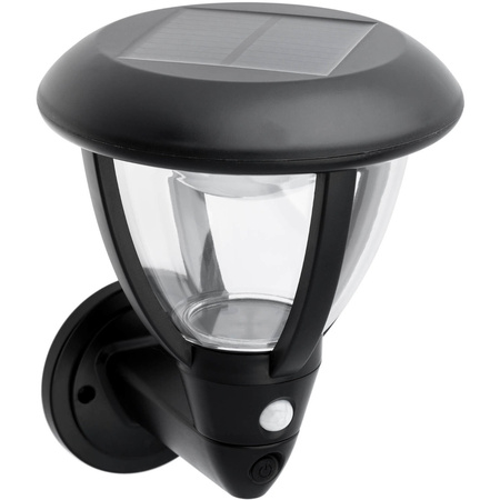 Solární zahradní nástěnné svítidlo Elevation LED nástěnné svítidlo s pohybovým a soumrakovým senzorem 4000K IP44