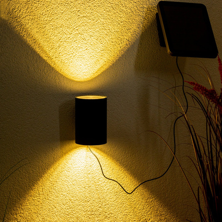 Nástěnné svítidlo LED Solar Garden Lamp Facade 3000K IP44 Up Down Twilight Sensor