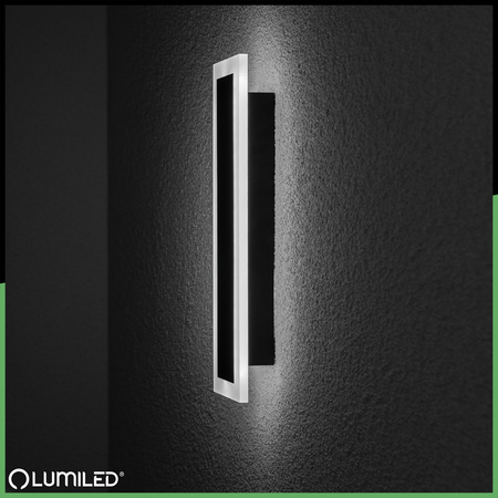 Nástěnné svítidlo LED OLIO 9W 4000K 30cm IP65 LUMILED pro povrchovou montáž