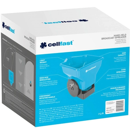 Ruční rozmetadlo travního osiva, hnojiva, CELLFAST