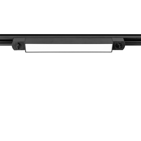Sada osvětlovacích kolejnic 1m kolejnice + 2x LED kolejnicové lampy 15W 4000K černá