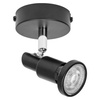 LED stropní nástěnné svítidlo Nástěnná povrchová montáž 3,4 W 230lm 3000K teplá stmívatelná černá LED bodová Ledvance