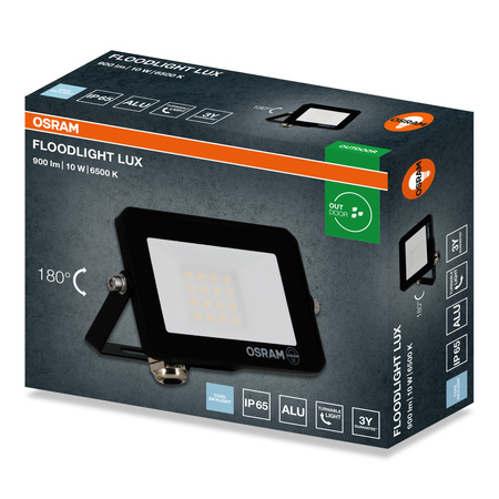 Halogenový venkovní reflektor 10W 6500K 900lm IP65 FLOODLIGHT LUX OSRAM