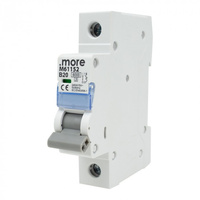 Nadproudový jistič Pojistkový odpojovač 6kA 1P B 20A .MORE