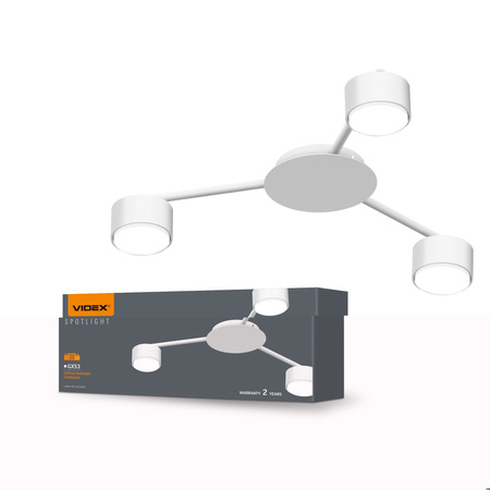 Stropní svítidlo 3x GX53 LED bílé moderní Videx