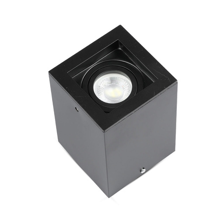 Bodové stropní svítidlo GU10 Square Black VT-797 V-TAC