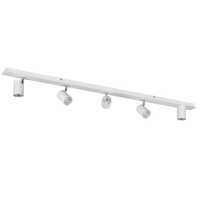 LED GU10 nastavitelné kruhové bílé stropní svítidlo Evalo Kanlux Slat