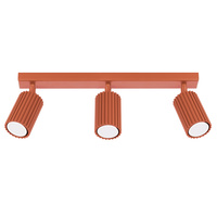 Bodové reflektorové stropní svítidlo Tuba 3x GU10 Ochre Red Carbon Deep Space SL.1638 Sollux