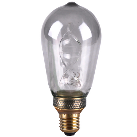 Dekorativní LED žárovka E27 ST64 3.5W 60lm 1800K Teplá bílá 320° DecoVintage Smoke Pillar GOLDLUX (Polux)