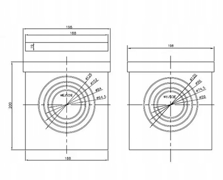 Pozemní kontrolní a měřicí šachta pro ochranu před bleskem R.8170 198x198x200mm Malý PAWBOL