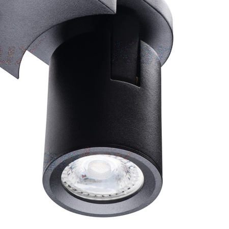 Nástěnné svítidlo Stropní svítidlo Nastavitelné LED GU10 Round Black Laurin Kanlux