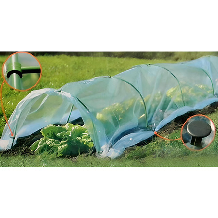 Mini zahradní skleník fóliový tunel 1.8 x 10 m