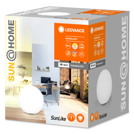 LED dekorativní kulová stolní lampa 4W 200lm CCT stmívatelná SMART+ WiFi Sun@Home Ledvance