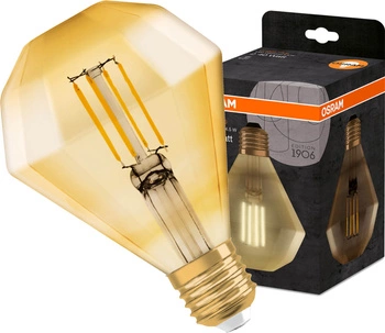 LED žárovka E27 DIAMENT 4,5W = 40W 470lm 2500K Warm 360° OSRAM Vintage 1906