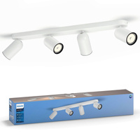 Stropní svítidlo LED PONGEE 4x GU10 Reflektor pohyblivé svítidlo Bílá PHILIPS
