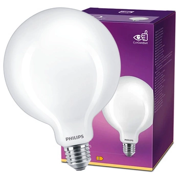 Globe E27 G120 LED žárovka 7W = 60W 806lm 2700K Teplá bílá Filament Milky PHILIPS